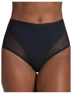 Leonisa Truly Undetectable Comfy Sheer Shaping Brief in Black