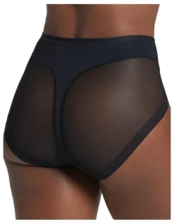 Leonisa Truly Undetectable Comfy Sheer Shaping Brief in Black