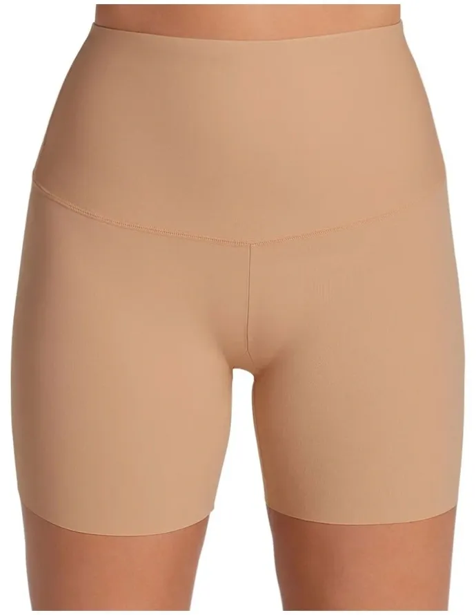 Leonisa Tummy Control And Anti-Chafe Shorts in Beige