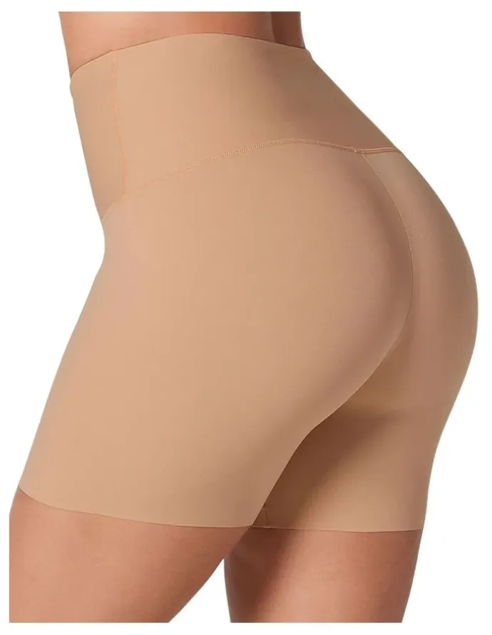 Leonisa Tummy Control And Anti-Chafe Shorts in Beige