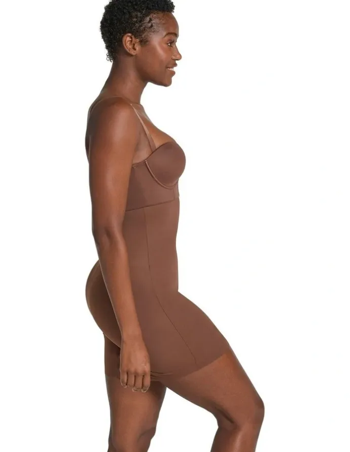 Leonisa Undetectable Skort Shapewear Slip Skirt And Anti Chafe Short in Beige
