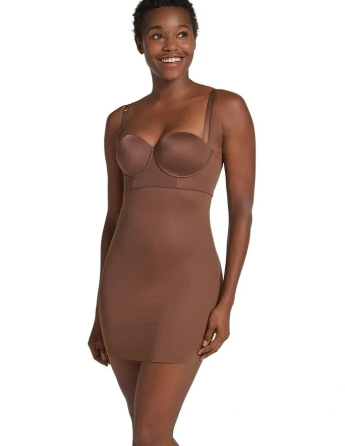 Leonisa Undetectable Skort Shapewear Slip Skirt And Anti Chafe Short in Beige