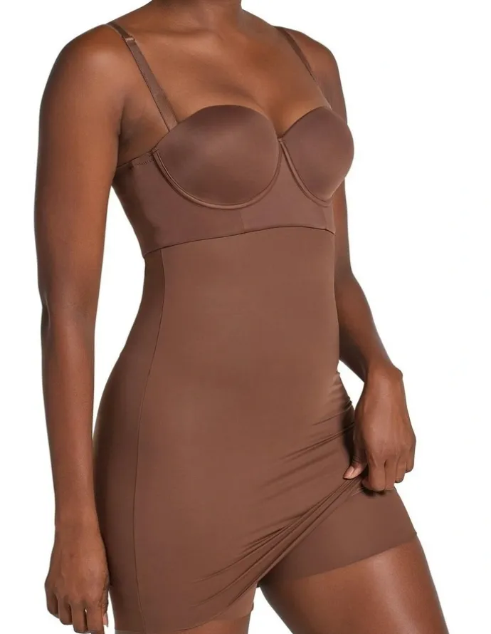Leonisa Undetectable Skort Shapewear Slip Skirt And Anti Chafe Short in Beige