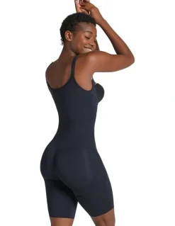 Leonisa Zip-and-Sculpt Total Zip Up Full Body Shaper in Black