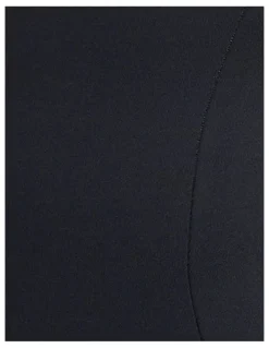 Leonisa Sheer Stripe Detail Wirefree Sculpting Bodysuit in Black