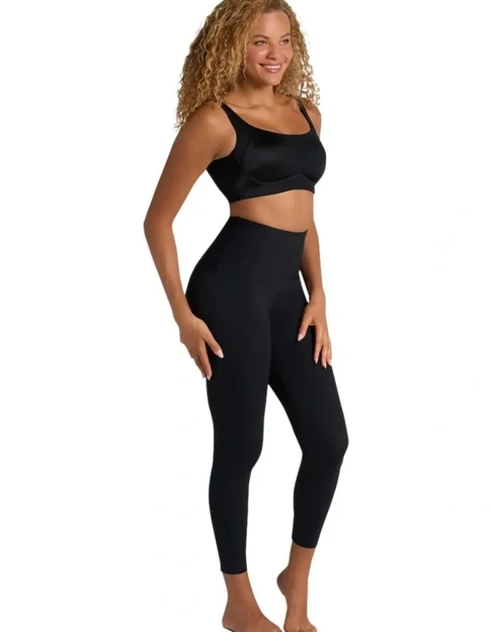 Leonisa Tummy Shaping Everyday Or Sports Leggings in Black