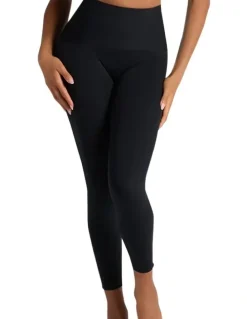 Leonisa Tummy Shaping Everyday Or Sports Leggings in Black