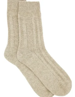 Levante Camella Crew Sock in Oatmeal