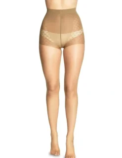 Levante Class Control Brief Pantyhose in Suede