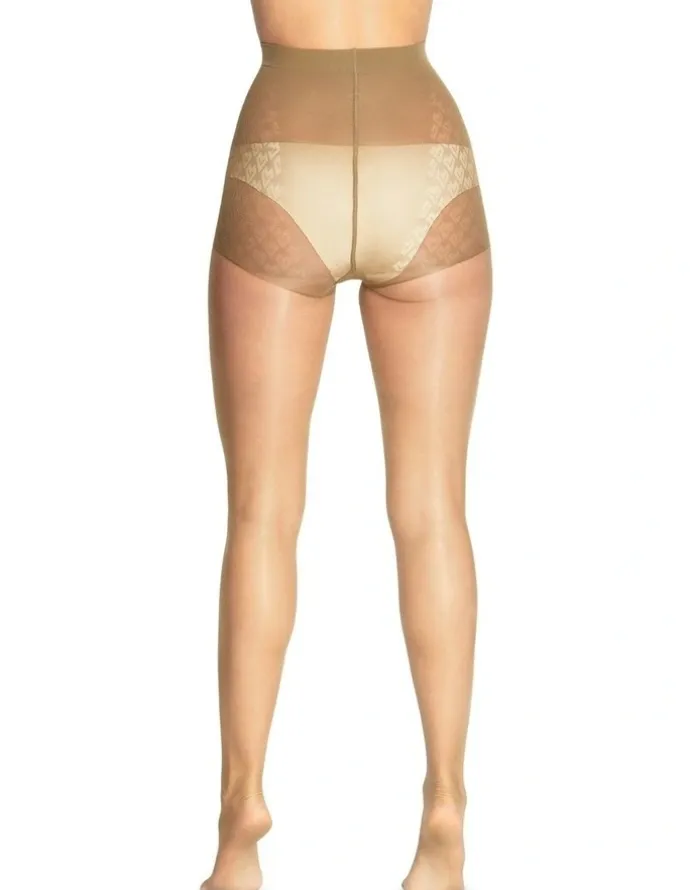 Levante Class Control Brief Pantyhose in Suede