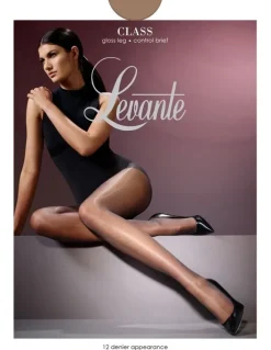 Levante Class Control Brief Pantyhose in Suede