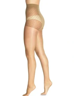 Levante Class Control Brief Pantyhose in Suede