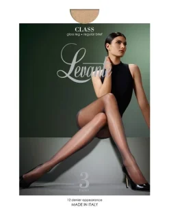 Levante Class Regular Pantyhose 3 Pair Pack in Beige