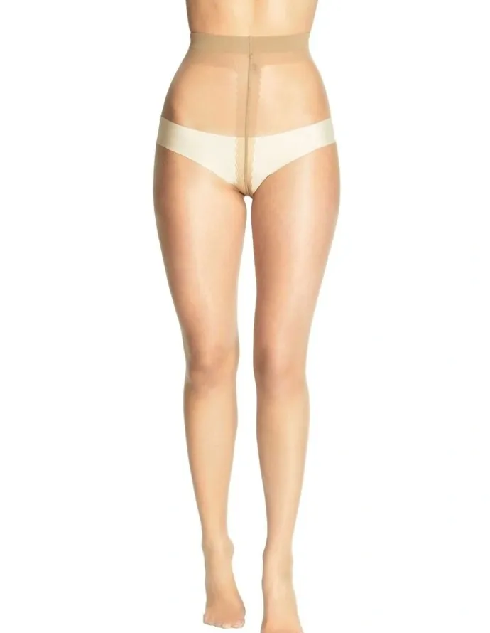 Levante Class Sheer To Waist Pantyhose in Brown