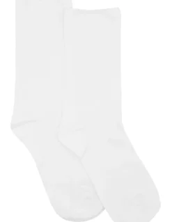 Levante Comfort Top Sock in White