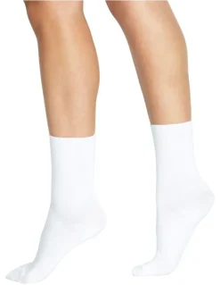 Levante Comfort Top Sock in White