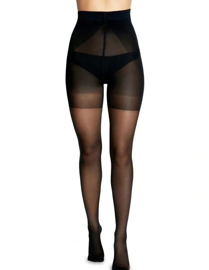 Levante Complete Shaper Sculpting Control Pantyhose in Nero