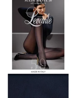 Levante 50D Suede Matte Tight in Navy