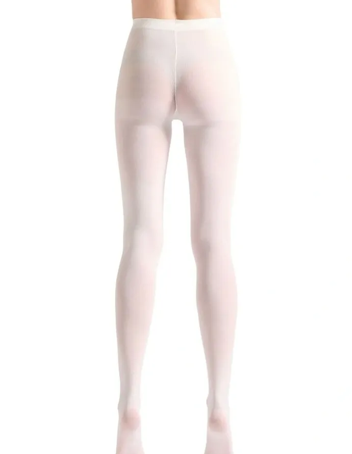 Levante 50D Suede Matte Tight in Snow White