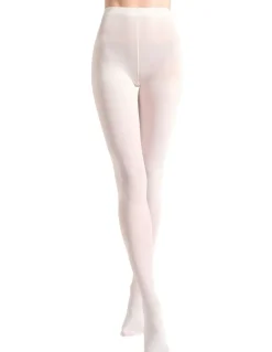 Levante 50D Suede Matte Tight in Snow White