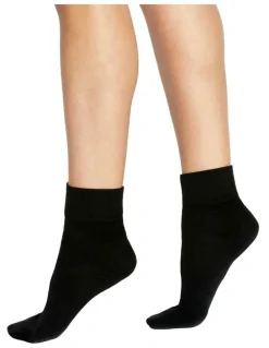 Levante Micromodal Comfort Top Sock in Nero