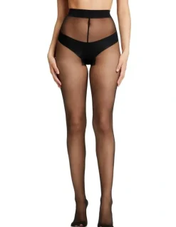 Levante Opulenza Luxury Sheer Tight in Nero