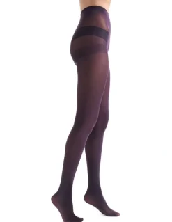 Levante Suede Matte Tights 50D in Raven