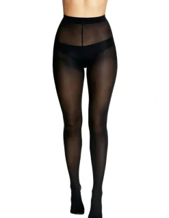 Levante Suede Matte Tights 50D in Nero