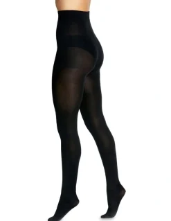 Levante Suede Matte Tights 70D in Nero