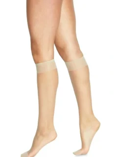 Levante Ultra Sheer Knee High 2 Piece in Oyster