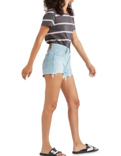 Levi's 501 Original High-Rise Denim Shorts in Ojai Luxor Heat Blue
