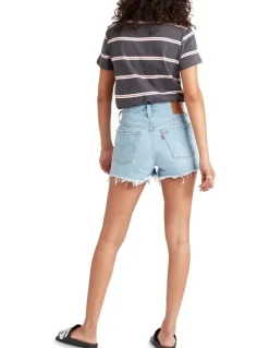 Levi's 501 Original High-Rise Denim Shorts in Ojai Luxor Heat Blue