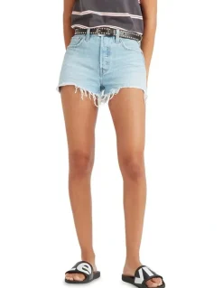 Levi's 501 Original High-Rise Denim Shorts in Ojai Luxor Heat Blue