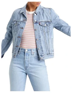 Levi's Original Trucker Denim Jacket in Light Blue