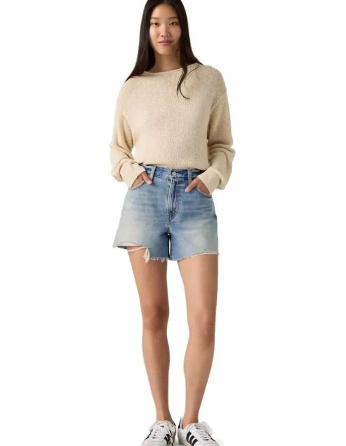 Levi's Ribcage Shorts in Blow My Mind