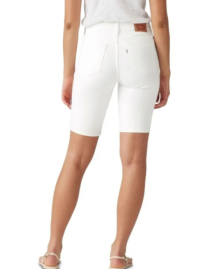 Levi's Shaping Bermuda Shorts in Chalk