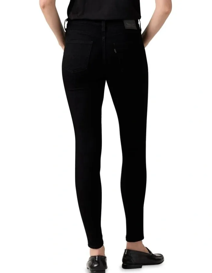 Levi's 720 High-Rise Super Skinny Jeans in Black Squared
