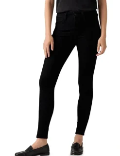 Levi's 720 High-Rise Super Skinny Jeans in Black Squared