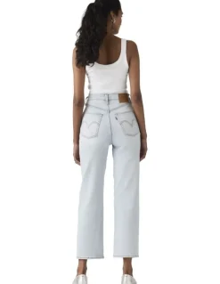 Levi's Ribcage Straight Ankle Jeans in Filter Her