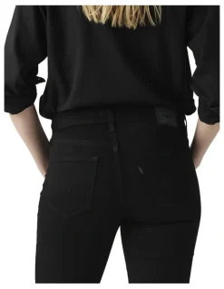 Levi's 315 Shaping Bootcut Jeans in Soft Black