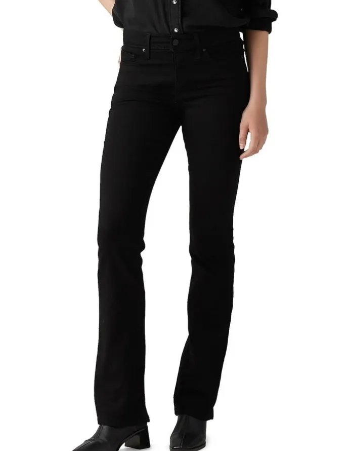Levi's 315 Shaping Bootcut Jeans in Soft Black