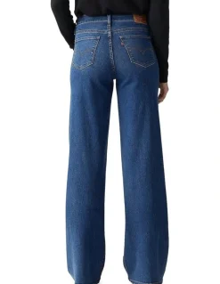 Levi's 318 Shaping Wide-Leg Jeans in Blue