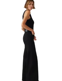 Levi's 318 Shaping Wide-Leg Jeans in Soft Black