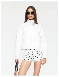 Lioness Capri Club Jacket in White