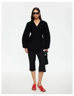 Lioness Heart Shaped Coat in Black