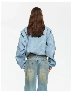 Lioness Vista Bomber Jacket in Blue