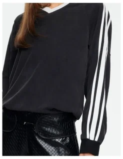 Lioness All Stars Long Sleeve Top in Black