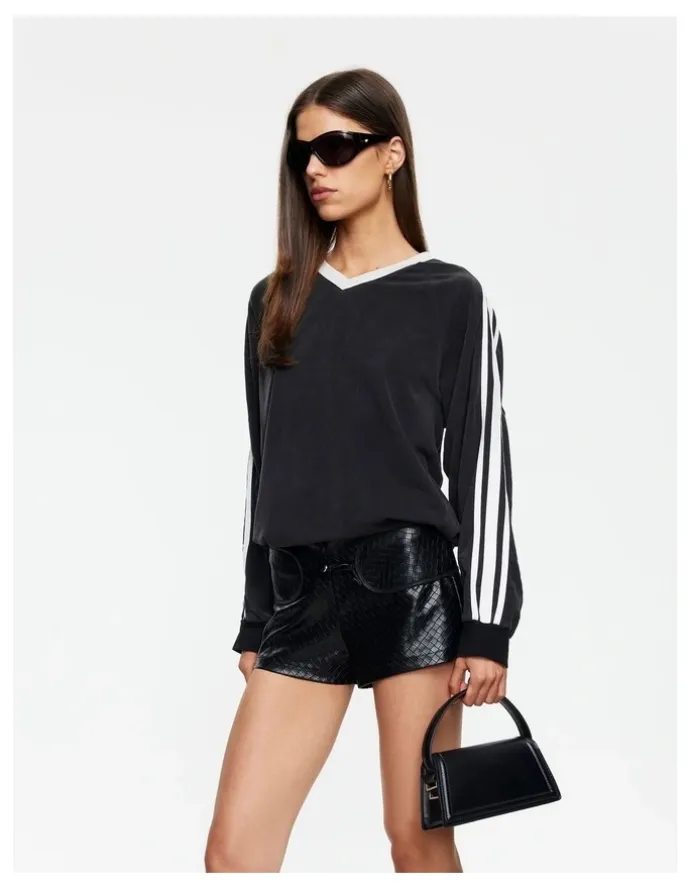 Lioness All Stars Long Sleeve Top in Black