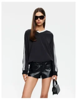 Lioness All Stars Long Sleeve Top in Black