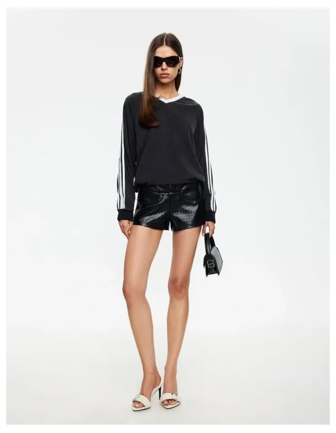 Lioness All Stars Long Sleeve Top in Black